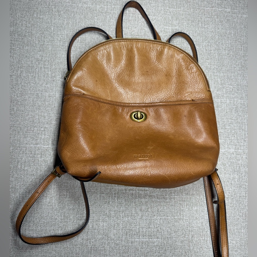 Margot New York Leather Backpack Purse